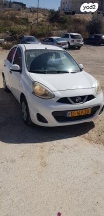 ניסאן מיקרה Visia אוט' 1.2 (80 כ''ס) בנזין 2015 למכירה במעונה