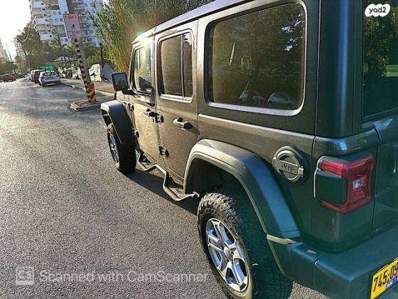 ג'יפ / Jeep רנגלר ארוך 4X4 Sport S אוט' 2.0 (272 כ''ס) ק'-2 בנזין 2021 למכירה ברמת השרון