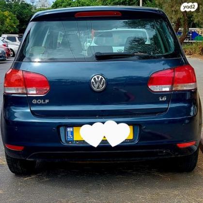 פולקסווגן גולף Trendline אוט' 5 דל' 1.6 (102 כ''ס) בנזין 2010 למכירה בבת ים