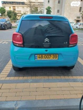 סיטרואן C1 Feel רובוטית 1.0 (69 כ''ס) בנזין 2016 למכירה בתל אביב יפו