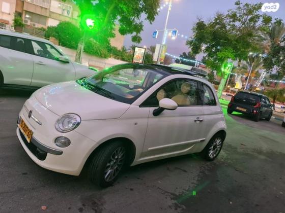 פיאט 500 Lounge דואולוג'יק 1.2 (69 כ"ס) בנזין 2015 למכירה בתל אביב יפו