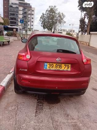 ניסאן ג'וק / Juke Acenta אוט' 1.6 (117 כ"ס) בנזין 2012 למכירה בעפולה