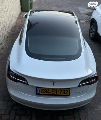 טסלה מודל 3 4X4 Long Range אוט' חשמלי (498 כ''ס) B חשמלי 2021 למכירה בגן יבנה
