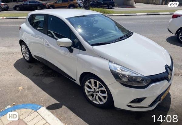 רנו קליאו דור 4 (2013-2019) Life אוט' 1.2 (118 כ''ס) בנזין 2018 למכירה בהרצליה