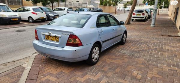 טויוטה קורולה Sun אוט' 1.6 (110 כ''ס) בנזין 2007 למכירה בתל אביב יפו