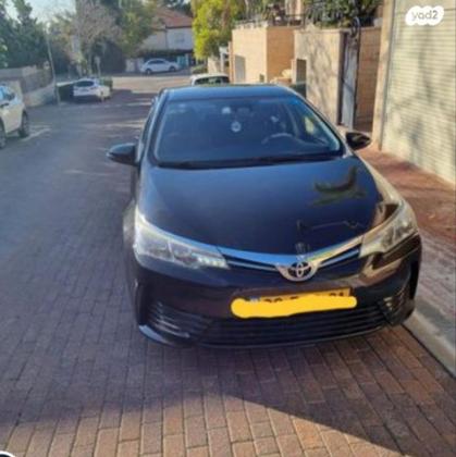 טויוטה קורולה Sun אוט' 1.6 (132 כ"ס) בנזין 2017 למכירה ביקנעם עילית