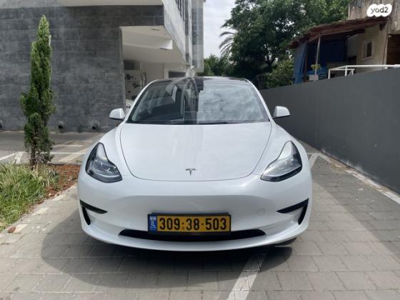טסלה מודל 3 RWD אוט' חשמלי (283 כ''ס) C חשמלי 2022 למכירה ברחובות