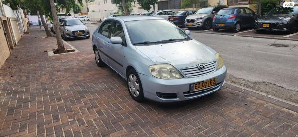 טויוטה קורולה Sun אוט' 1.6 (110 כ''ס) בנזין 2007 למכירה בתל אביב יפו