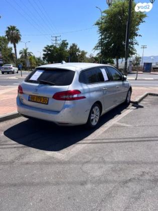 פיג'ו 308 Active SW סטיישן אוט' 1.2 (130 כ''ס) בנזין 2015 למכירה במגדל העמק