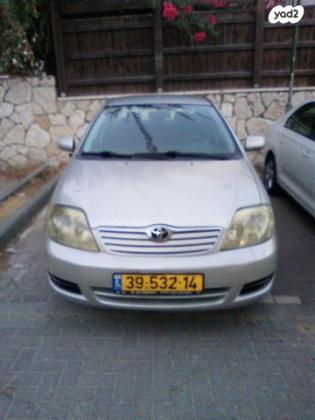 טויוטה קורולה Sun אוט' 1.6 (110 כ''ס) בנזין 2006 למכירה בירושלים