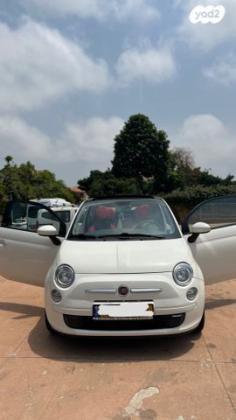 פיאט 500C Convertibile גג בד רובוטית 1.2 (69 כ''ס) בנזין 2014 למכירה בנתניה