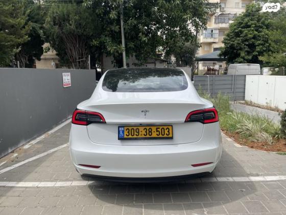 טסלה מודל 3 RWD אוט' חשמלי (283 כ''ס) C חשמלי 2022 למכירה ברחובות