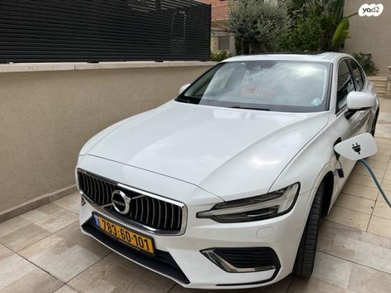 וולוו S60 T8 Inscription אוט' 2.0 (390 כ''ס) היברידי חשמל / בנזין 2019 למכירה ביקנעם