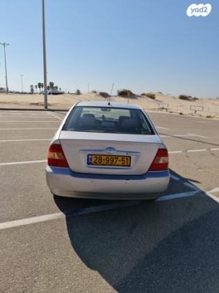 טויוטה קורולה Sun אוט' 1.6 (110 כ''ס) בנזין 2003 למכירה בירושלים