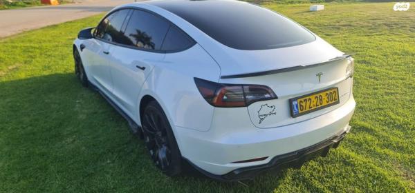 טסלה מודל 3 4X4 AWD Performance אוט' חשמלי (513 כ''ס) B חשמלי 2021 למכירה בחדרה