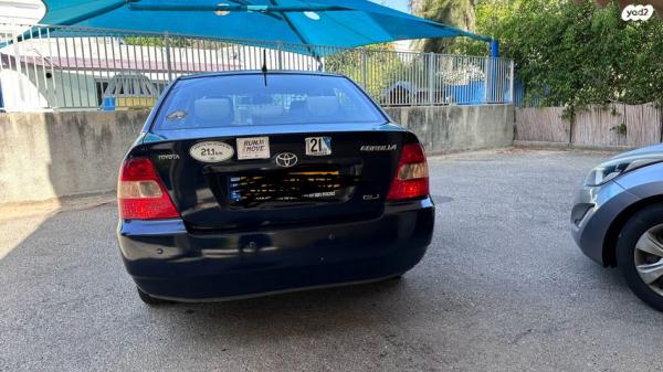 טויוטה קורולה GLI אוט' 1.6 (110 כ''ס) בנזין 2003 למכירה בחיפה