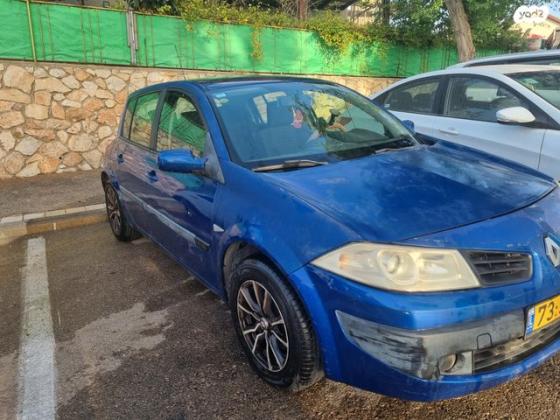 רנו מגאן דור 2 (2004-2010) PK אוט' 5 דל' 1.6 (110 כ''ס) בנזין 2007 למכירה בחיפה