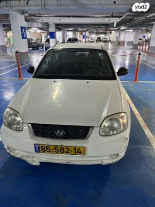 יונדאי אקסנט (עד 2012) Family GL אוט' 5 דל' 1.5 (91 כ''ס) בנזין 2006 למכירה בתל אביב יפו