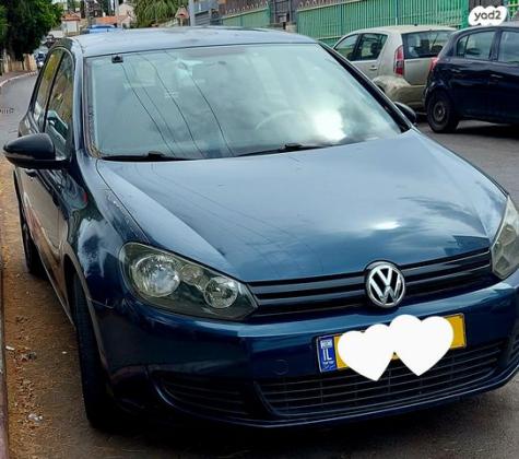 פולקסווגן גולף Trendline אוט' 5 דל' 1.6 (102 כ''ס) בנזין 2010 למכירה בבת ים