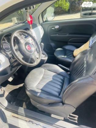 פיאט 500C Convertibile גג בד רובוטית 1.4 (100 כ''ס) בנזין 2014 למכירה בתל אביב יפו