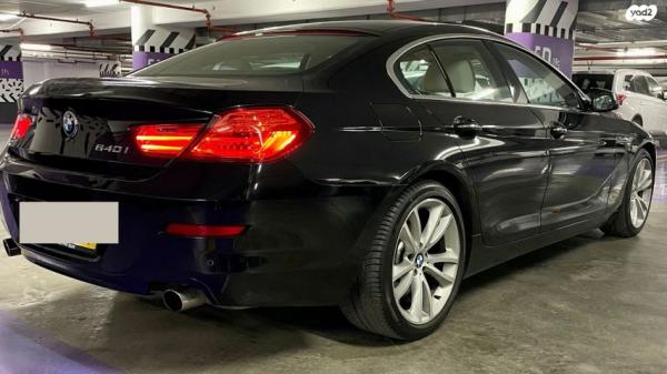 ב.מ.וו סדרה 6 640I גראן-קופה אוט' 3.0 (320 כ"ס) בנזין 2014 למכירה בקרית אונו