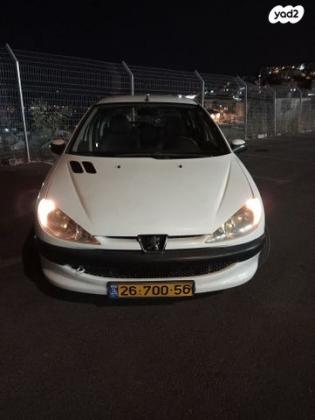 פיג'ו 206 XLine ידני 1.4 (75 כ''ס) בנזין 2004 למכירה בירושלים
