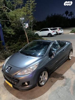 פיג'ו 207 CC קבריולט אוט' 1.6 (120 כ''ס) בנזין 2012 למכירה ביבנה