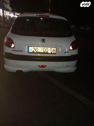 פיג'ו 206 XLine ידני 1.4 (75 כ''ס) בנזין 2004 למכירה בירושלים