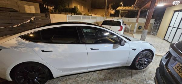 טסלה מודל 3 4X4 AWD Performance אוט' חשמלי (513 כ''ס) B חשמלי 2021 למכירה ברמלה