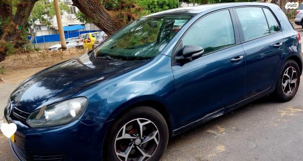 פולקסווגן גולף Trendline אוט' 5 דל' 1.6 (102 כ''ס) בנזין 2010 למכירה בבת ים