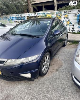 הונדה סיוויק האצ'בק החדשה Sport אוט' 1.8 (140 כ''ס) בנזין 2007 למכירה בנתניה