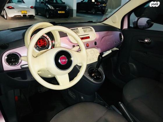 פיאט 500 Pop אוט' 1.2 (69 כ"ס) [2009-2014] בנזין 2013 למכירה בחדרה