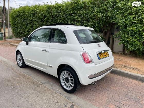 פיאט 500 Lounge דואולוג'יק 1.2 (69 כ"ס) בנזין 2015 למכירה בראשון לציון