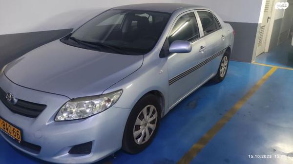 טויוטה קורולה Sun רובוטית 1.6 (124 כ"ס) בנזין 2008 למכירה בפתח תקווה