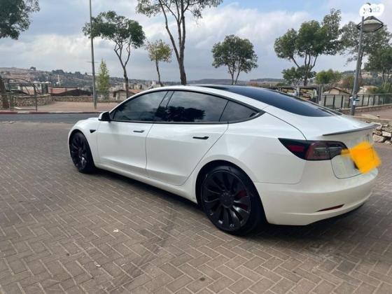 טסלה מודל 3 4X4 AWD Performance אוט' חשמלי (513 כ''ס) C חשמלי 2021 למכירה בירושלים