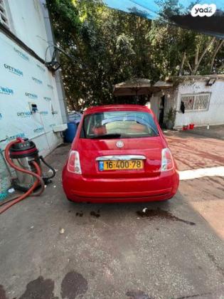 פיאט 500 Pop Plus ידני 1.2 (69 כ''ס) בנזין 2011 למכירה בתל אביב יפו