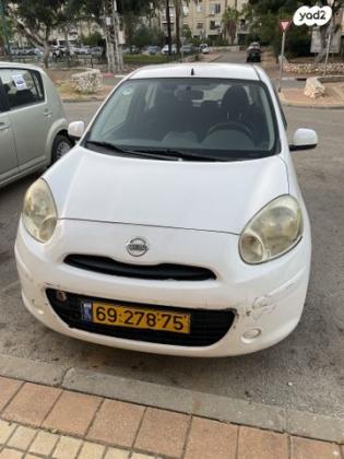 ניסאן מיקרה Visia אוט' 1.2 (80 כ''ס) בנזין 2011 למכירה בנתניה