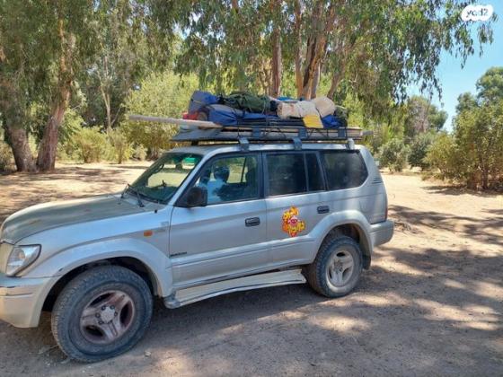 טויוטה לנד קרוזר פרדו ארוך 4X4 STD אוט' דיזל 8 מק' 3.0 (163 כ''ס) דיזל 2002 למכירה בירוחם