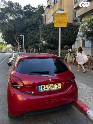 פיג'ו 208 Active Pro אוט' 1.2 (110 כ"ס) בנזין 2016 למכירה בתל אביב יפו