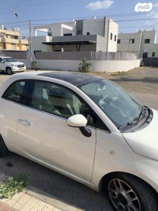 פיאט 500 Lounge דואולוג'יק 1.2 (69 כ"ס) בנזין 2012 למכירה בבן זכאי