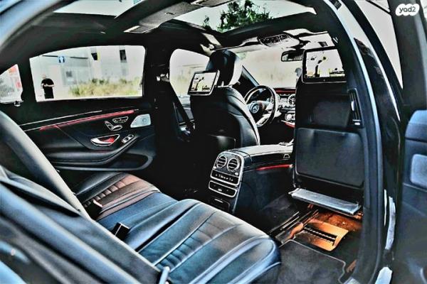 מרצדס S-Class S500E Plug In הייבריד אוט' 3.0 (442 כ"ס) היברידי חשמל / בנזין 2015 למכירה בבית חשמונאי