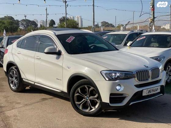 ב.מ.וו X4 4X4 XDRIVE20I Sport אוט' 2.0 (184 כ''ס) בנזין 2017 למכירה בנתניה