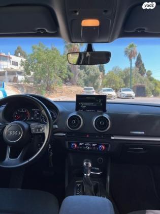 אאודי A3 אוט' 3 דל' 1.4 (150 כ"ס) בנזין 2017 למכירה בהרצליה