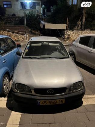 טויוטה קורולה GLI אוט' 1.6 (99-02)- 110 כ"ס בנזין 2002 למכירה בצפת