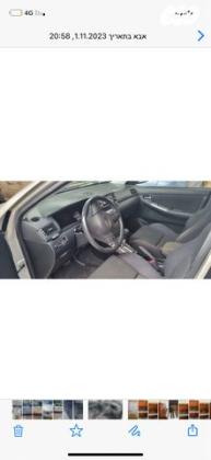 טויוטה קורולה GLI אוט' 1.6 (110 כ''ס) בנזין 2007 למכירה באור יהודה