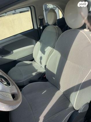 פיאט 500 Lounge דואולוג'יק 1.2 (69 כ"ס) בנזין 2012 למכירה בבן זכאי