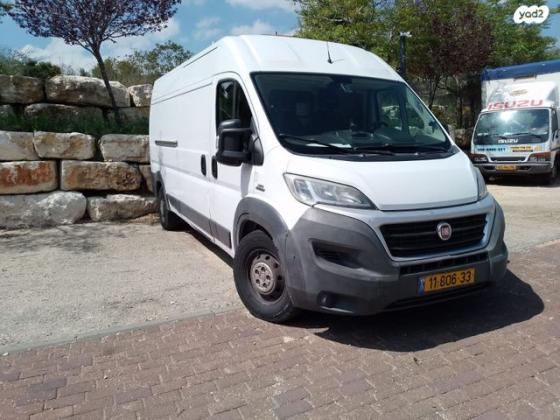 פיאט דוקאטו ארוך גבוה סגור ידני דיזל 3 מק' 2.3 (130 כ"ס) דיזל 2015 למכירה בירושלים