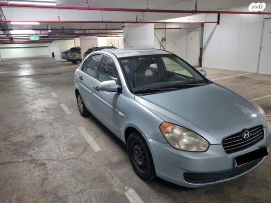 יונדאי אקסנט (עד 2012) GL אוט' 1.4 (97 כ''ס) בנזין 2008 למכירה בירושלים