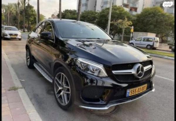 מרצדס GLE קופה 4X4 GLE400 4MATIC Coupe AMG אוט' 3.0 (333 כ''ס) בנזין 2018 למכירה בנתניה