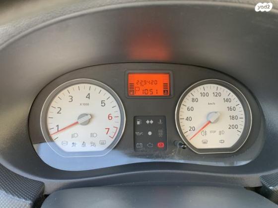 רנו לוגאן MCV E2 אוט' 1.6 (110 כ''ס) בנזין 2010 למכירה בירושלים